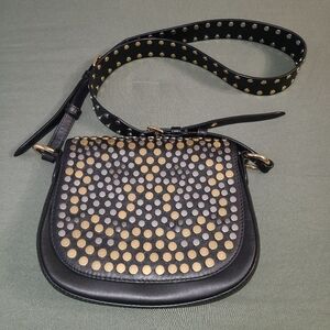 Michael Kors Black and Gold Crossbody Bag